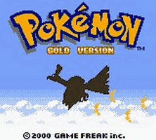 Pokemon Gold Title Screen